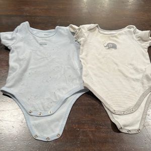 2 onesies size 12-18 months